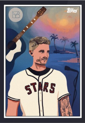2021 TOPPS X NASHVILLE STARS ONLINE EXCLUSIVE CARD SINGER BRETT YOUNG #21