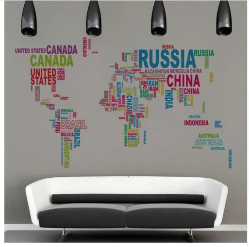 Letter decals for wall online
