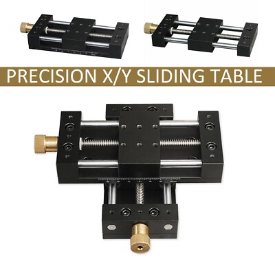 X/Y Axis Sliding Table Manual Straight Linear Stage Translation Assemblable