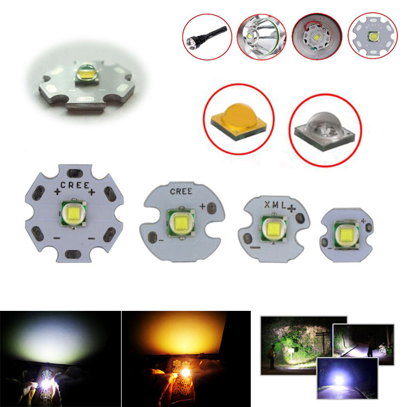 1x10w High Power Cree Xml T6 U2 Cold White Led Emitter Diode Chip With 16mm 20mm Ebay