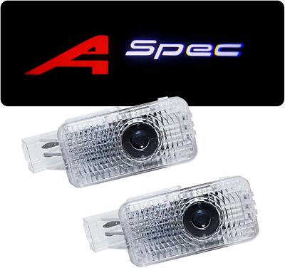 2x LED Car Door Light Projector Ghost Shadow Laser For Acura MDX RLX TL TLX ZDX