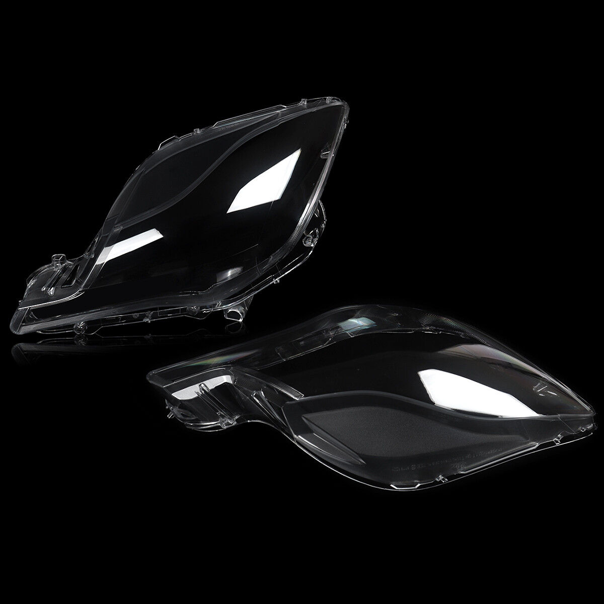 Front L&R Headlight Lens Covers Clear Shell For Maserati Quattroporte 2014-2017