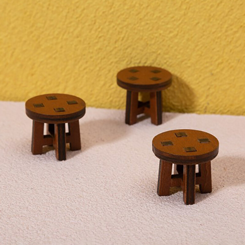 1 12 Dollhouse home furnishings Mini chairs creative Mini sheDY eBay