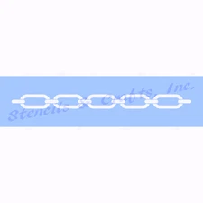 CHAIN STENCIL BORDER STENCILS TEMPLATE TEMPLATES PATTERN BACKGROUND CRAFT NEW
