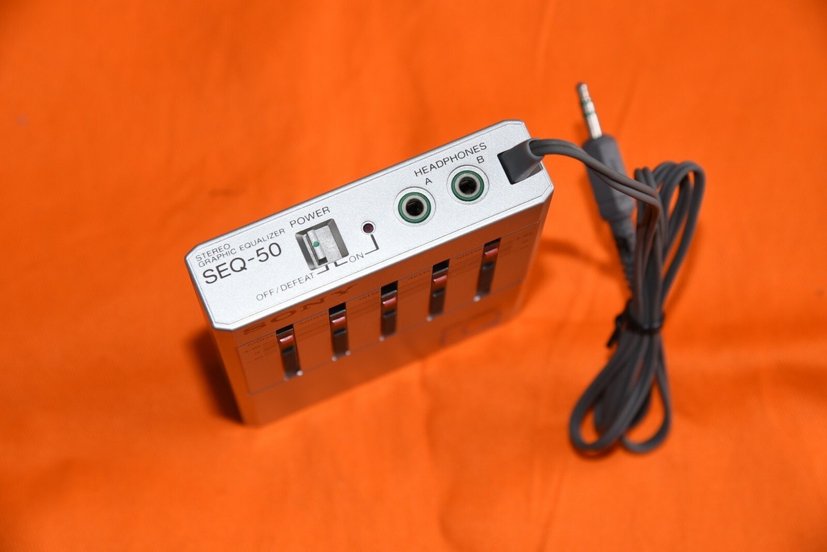 SONY  SEQ-50 グラフィックイコライザー Sony Seq-50 Walkman EQ Stereo Graphic Equalizer | eBay