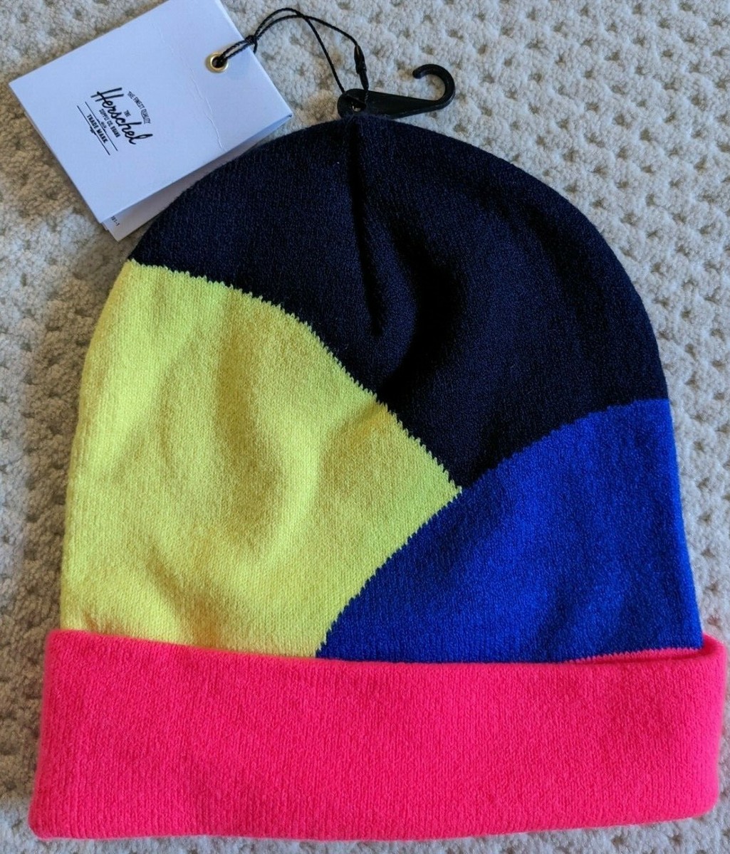 neon pink herschel beanie