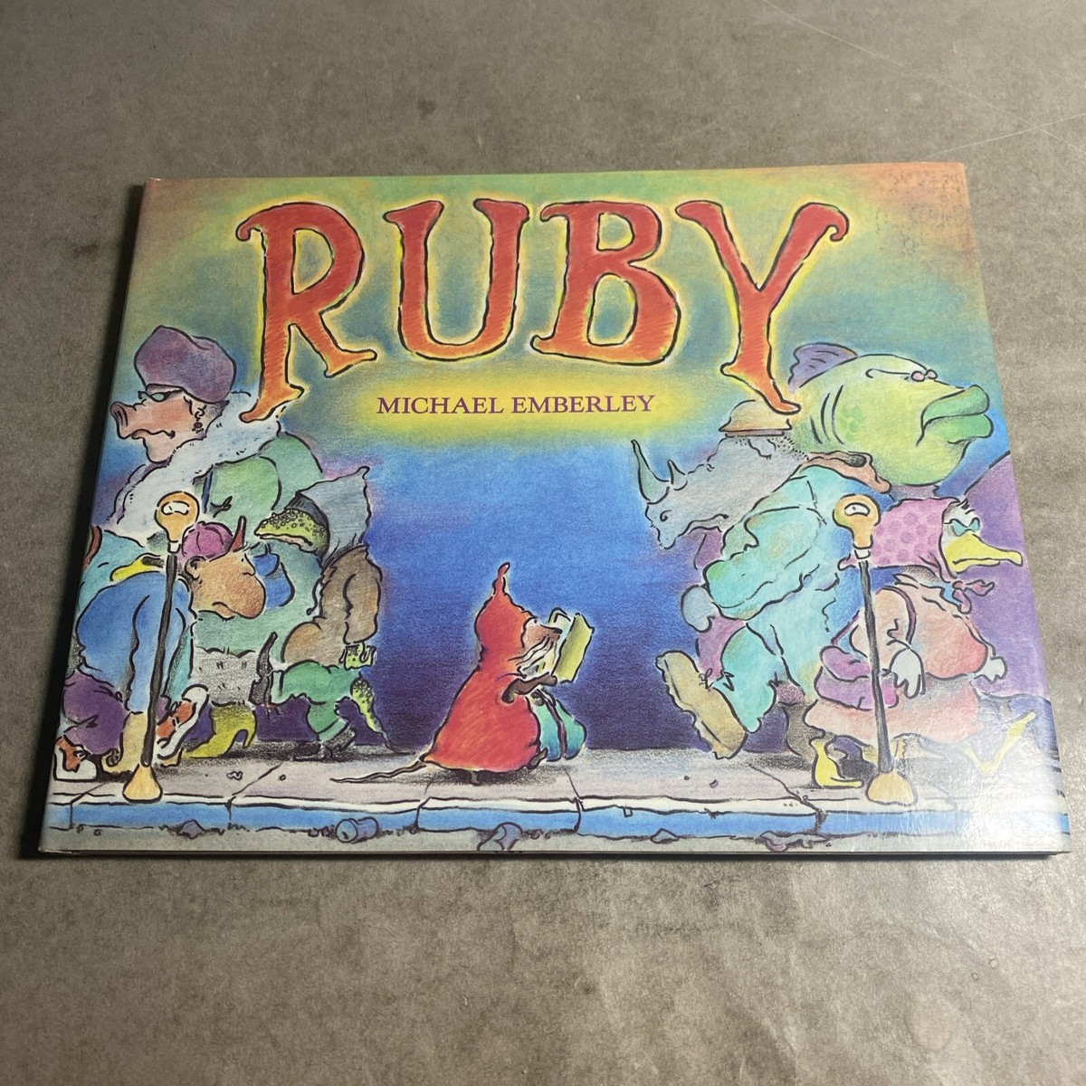 Vintage Children's Literature: SIGNED Michael Emberley - Ruby, 1st