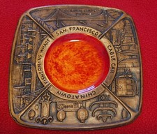 Posacenere San Francisco Made In USA Wharf Funivia Chinatown Vintage Retrò