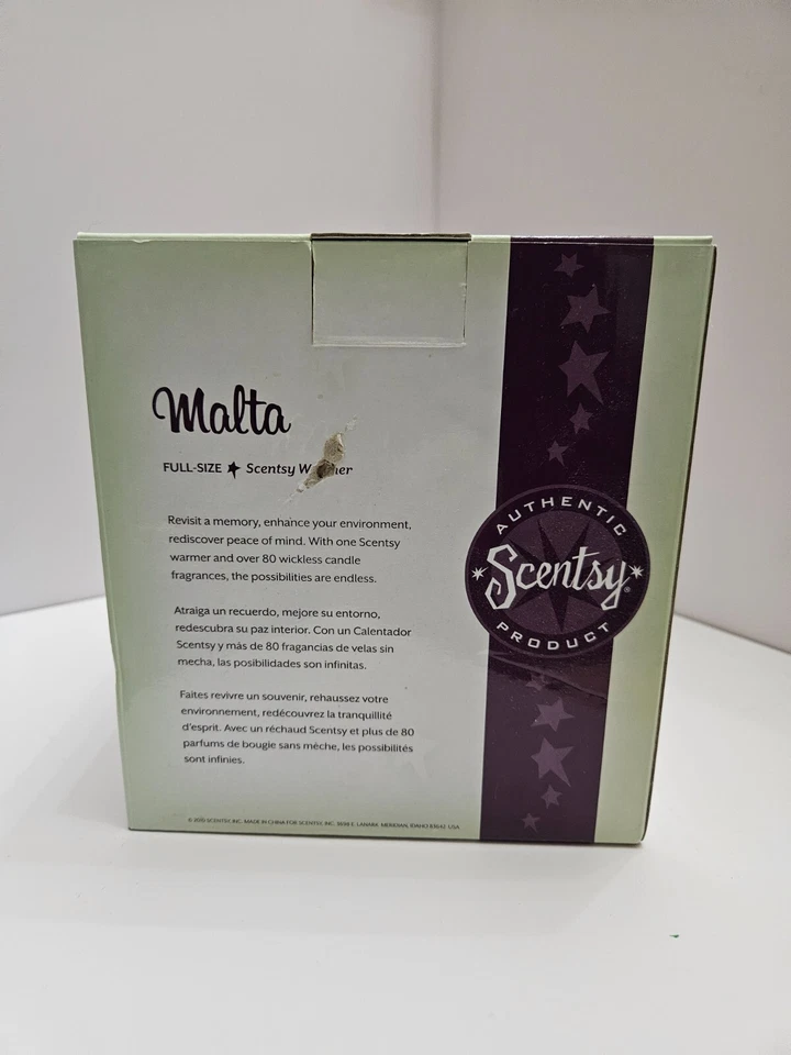 Scentsy MALTA Wax Warmer - FULL SIZE - NEW - Imagem 4 de 4