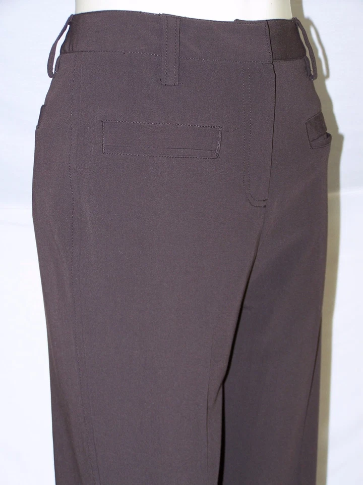 Larry Levine Brown Career Dress Work Shorts Womens Size 6 Small Petite 6P - Image 4 of 4
