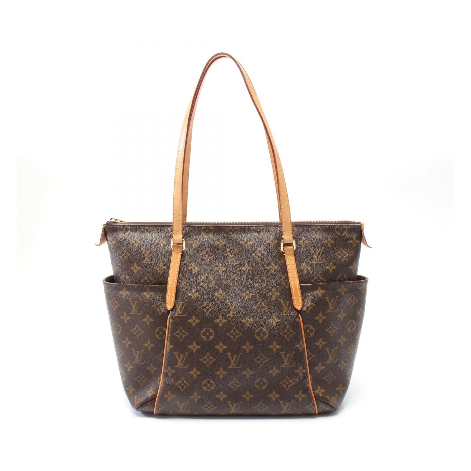 LOUIS VUITTON（LV） Borsa a tracolla Louis Vuitton Totally MM M41015 Monogram pelle marrone usata LV