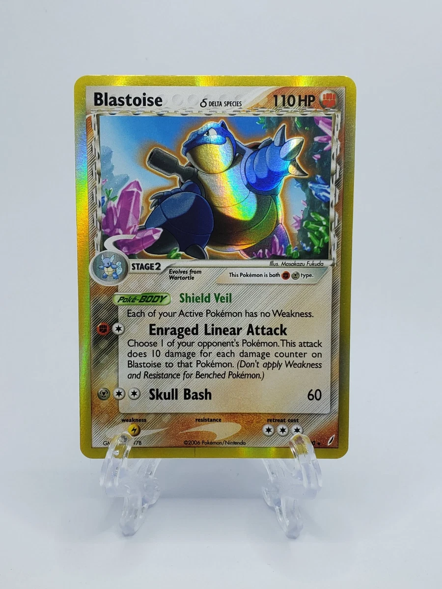 Pokémon Blastoise Pokémon TCG EX Crystal Guardians Individual