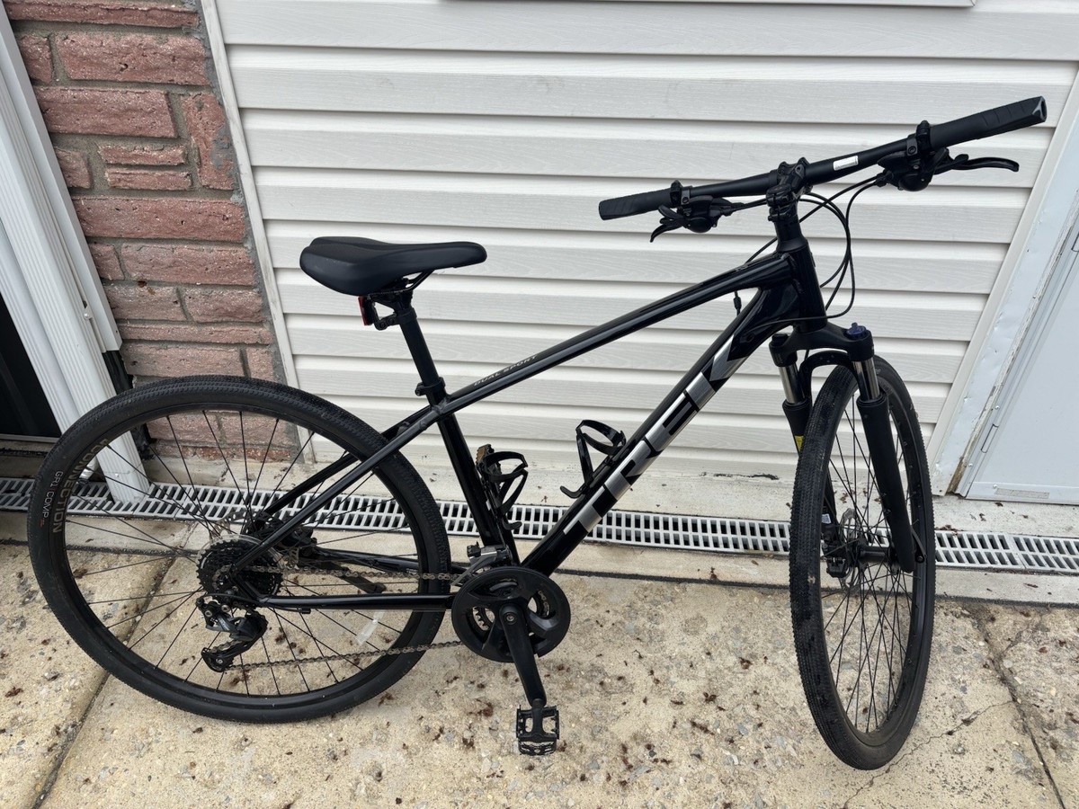 Trek Dual Sport Hybrid Bike Gold Alpha Aluminum Black | eBay