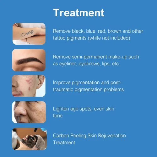 Pico ND YAG Laser Machine For Tattoo Removal Skin Whitening And Rejuvenation image 3