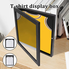 Wood Jerseys Display Frame Wall Mounted T Shirt Storage Box Multifunctional