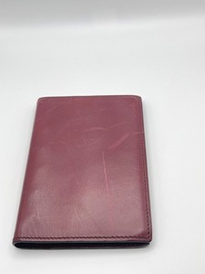 Vintage Lederer Made in France Burgundy Leather Agenda 1985 Planner Organizer