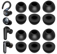 Soundcore Sport X20 Memory Foam Ear Tips 6 Pairs Replacement S M L Compatible