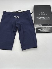 TYR Venzo Low Waist Jammer Navy Suit Swimming Size 28 w Box Men  s