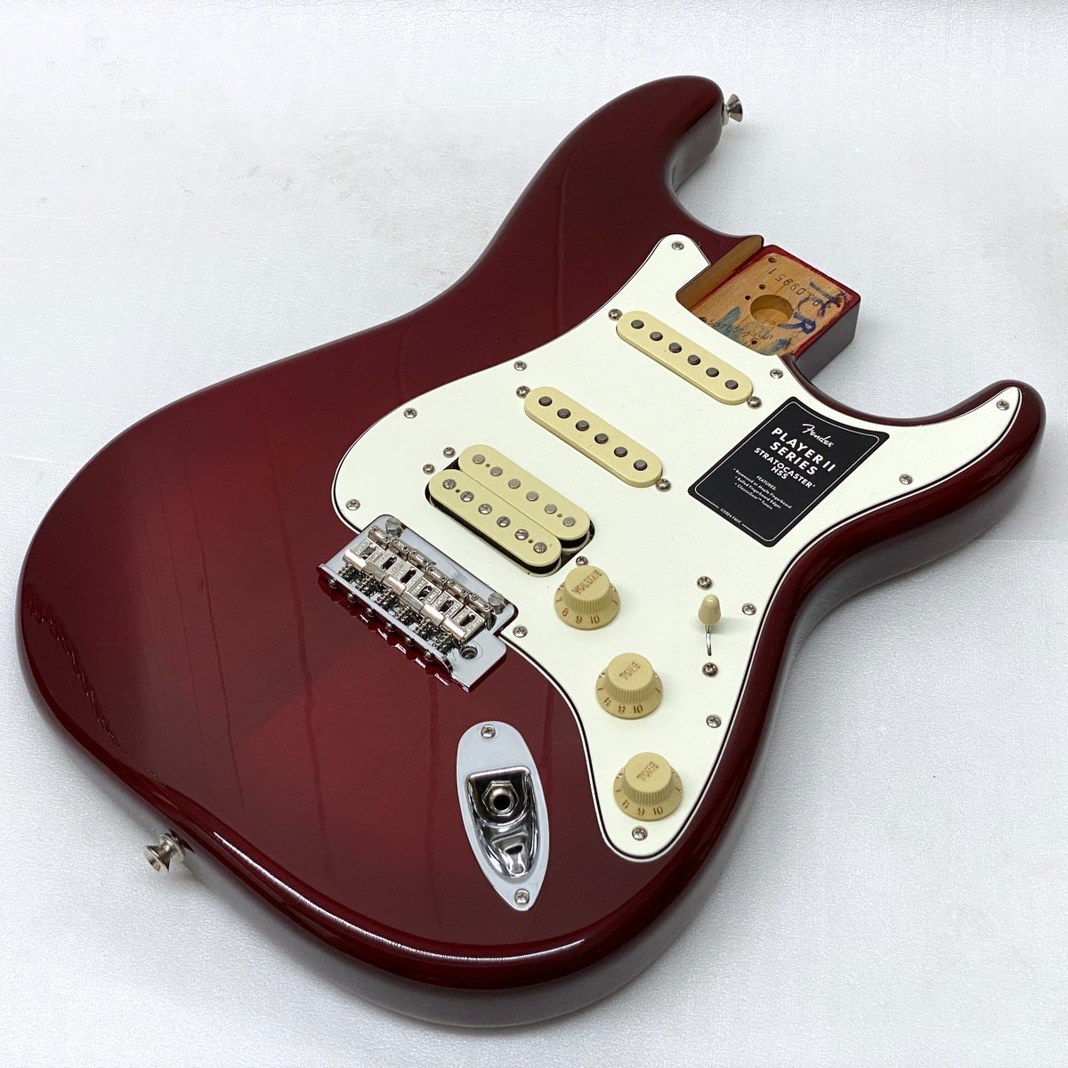ギター Stratocaster with Alnico 2 & 3 pickups ALNICO 2/5 Fender CHAMBERED MAHOGANY Strat Body Player II HSS