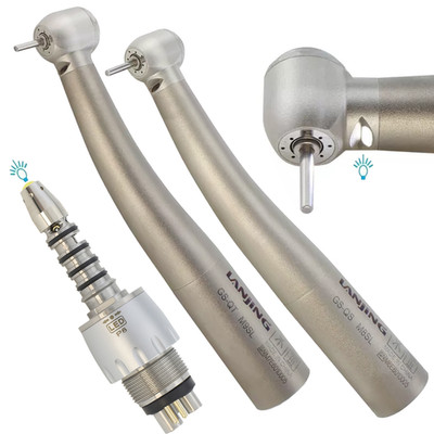 Dental High Speed Turbine Handpiece Fiber Optic fit Sirona R/F LED Coupling