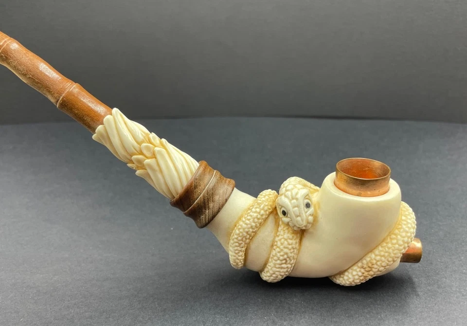 Gafas de nieve esquimales, gafas de sol talladas a mano Yupik, gafas inuit, diseño único Foto 3 de 4