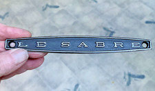 1960 Buick Lesabre Metal Dash Emblemnameplate 4790512 Chromeblack 6-14 Vg 1960 Buick Lesabre Metal Dash Emblemnameplate 4790512 Chromeblack 6-14 Vg