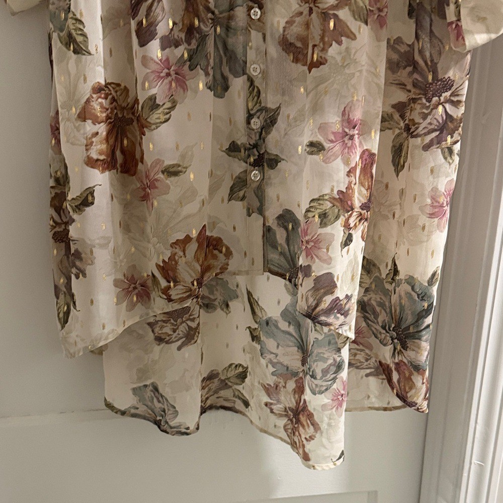 Floral Button-Down Top - image 3