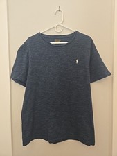 Polo Ralph Lauren Custom Slim Fit Cotton T shirt 100% Cotton Tee Blue Mens sz XL