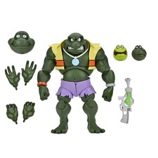 NECA TMNT Napoleon Bonafrog 7  Action Figure Extra Heads Hands VHS-Inspired