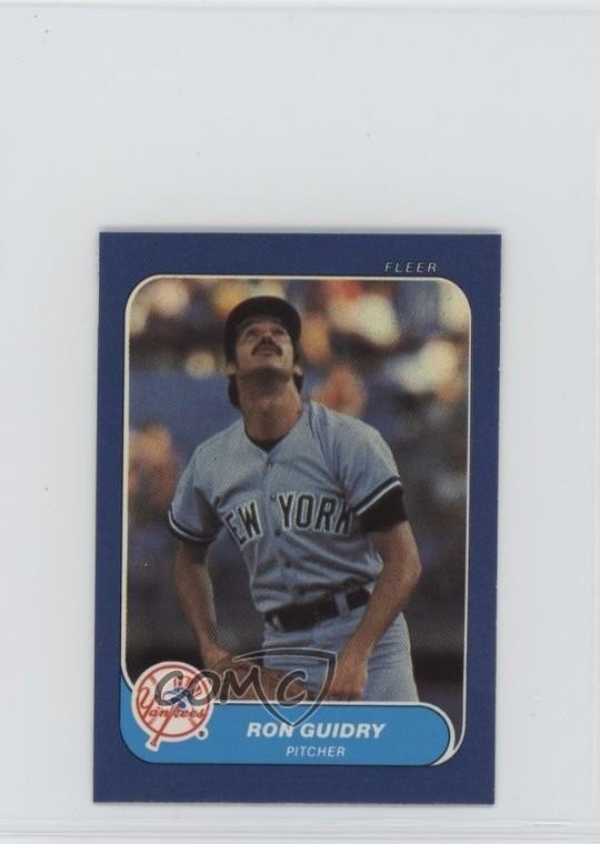 1986 Fleer Classic Miniatures Ron Guidry #22 1q1s