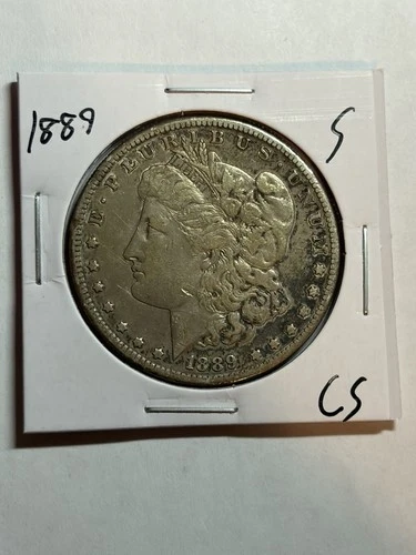 1889 S Morgan Silver Dollar XF Details Tough Date San Francisco Mint