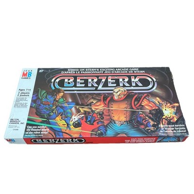 Milton Bradley Vintage Berzerk Brettspiel komplett Arcade selten US Canadian