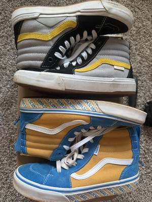 Youth  VANS SK8-Hi Top Boys Size 5 Youth Blue Yellow Black
