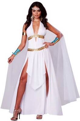 Glorious Medieval Women Greek Goddess Costume Cape Halloween 01328, size s(6-8)
