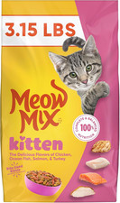 Kitten Li’L Nibbles Dry Cat Food for Kittens, 3.15 Lb. Bag 3.81 per pound