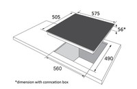 Amica Glaskeramik Kochfeld 60Cm Autark 4 Zonen Edelstahlrahmen KMC744600E
