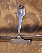 Antique Sterling Baby Food Pusher Shreve & Co - 1909 Adam Pattern -- Sterling