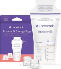 6 Ounce, Superior Strength & Stretch, Fast Freeze & Thaw Breast Milk Bags f