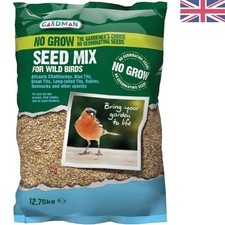12.75kg Wild Bird Feeding Seed Mix - Non-Germinating With Peanut Bites 2.82 per kilo
