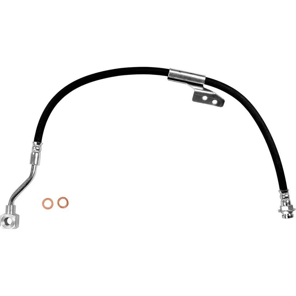 2x Línea de freno de manguera de freno delantera izquierda y derecha para Chevrolet C1500 1988-1999 Foto 2 de 4