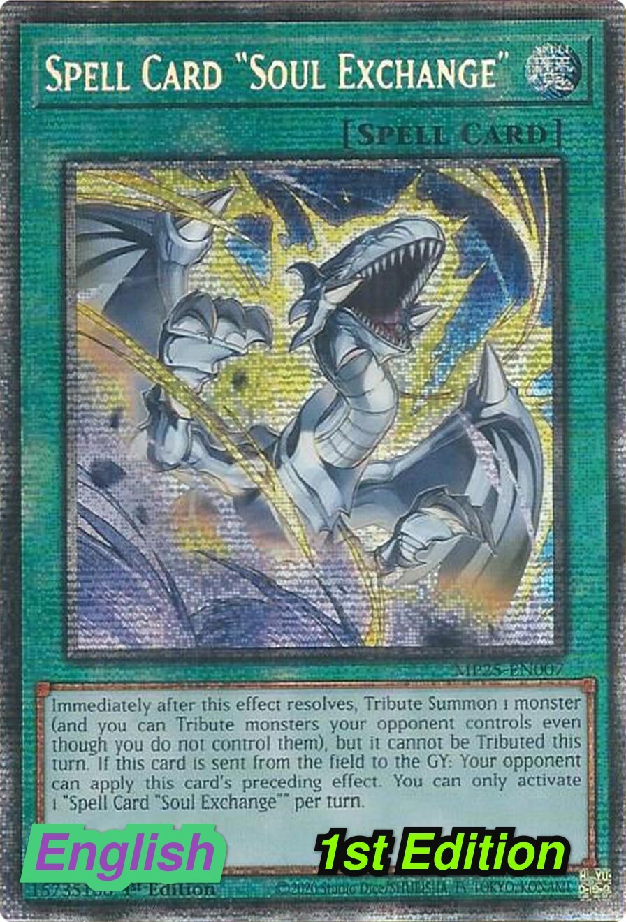 YuGiOh- Spell Card "Soul Exchange" [MP25 - MP25-EN007] 2025 Mega-Pack NM Star...