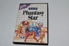 PHANTASY STAR SEGA MASTER GAME MANUAL & CASE - TESTED (SZY34)
