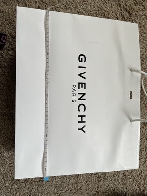 ORIGINAL GIVENCHY PARIS GESCHENKTÜTE. WEISS. 