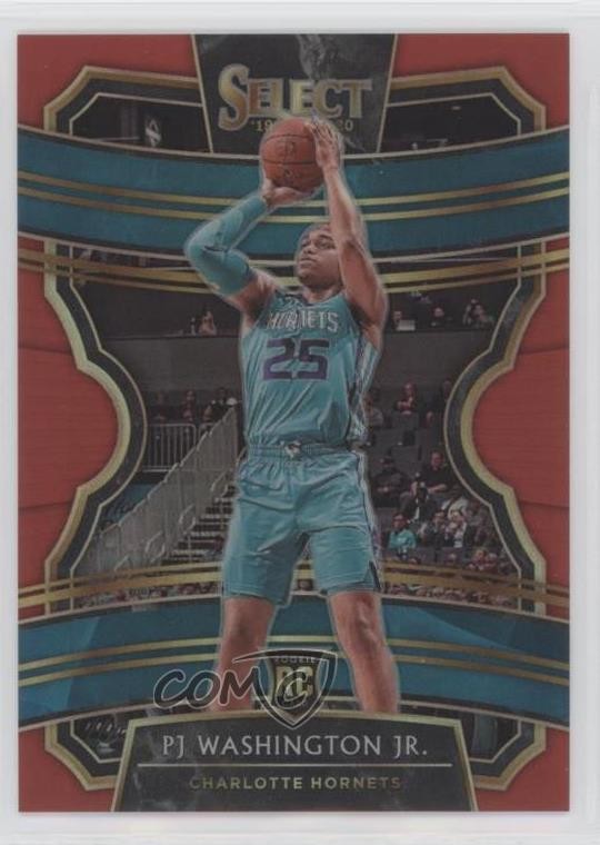 2019-20 Panini Select Concourse Red Prizm /199 PJ Washington Jr #93 6o3