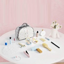 Wooden Makeup Toy Set Hair Salon Girl Toys Enhance Hand Eye Coordination Gifts