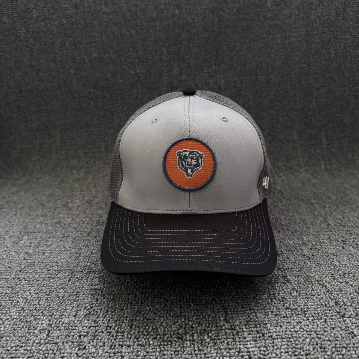 '47 Brand Chicago Bears Trucker Snapback Grey Black Hat Adjustable NFL