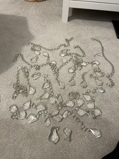  Chandelier Prisms Cut Glass Crystals Drops Light Lamp Parts Sun Catcher Retro