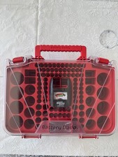Battery Daddy Battery Organizer Storage Case w/ Tester Holds 180 Batteries