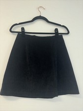 VTG Skirt Short Black Sz Med 7/8 Skirt Trendy Spring garden whimsigoth y2k fairy