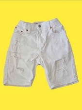Levi's Boys White Shorts Slim Fit Used In Good Condition Size 12